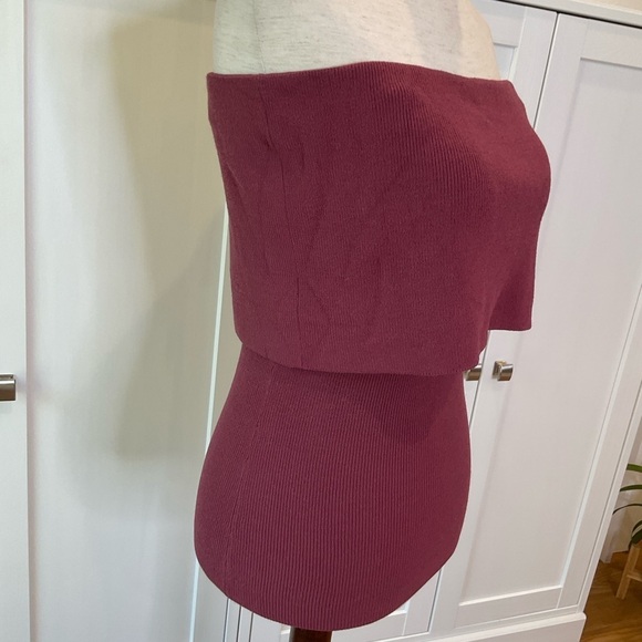 Wilfred Off Shoulder Vertou Knit Top Sweater Size Small - Picture 5 of 13
